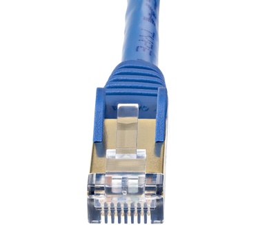 Startech.com CAT6a kabel snagless RJ45 connectors koperdraad stp kabel 1,5 m blauw Blauw