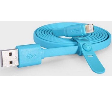 Nillkin Platte Standaard USB naar Lightning Kabel (1.2m) - Blauw