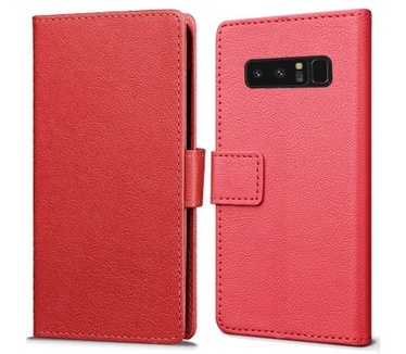 qMust Samsung Galaxy Note 8 Wallet Hoesje Rood