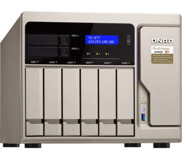 QNAP TS-877 (Ryzen 7-1700, 16GB ram)