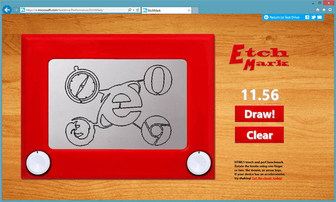 screenshot IE11 etchmark