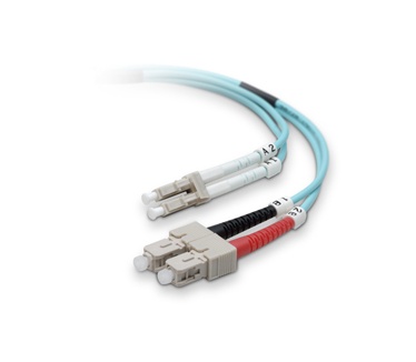 Belkin Fiber Optic Patch Cable - 6.56ft 2 x LC/ 2 x SC