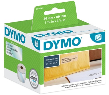 Dymo LW - Grote adreslabels - 36 x 89 mm - S0722410