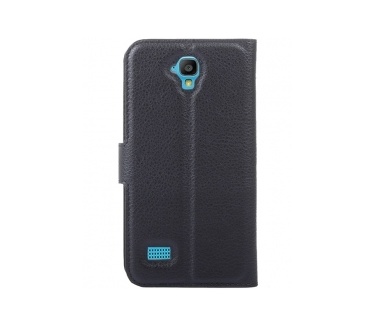 Huawei Y5 Litchi Leren Portemonnee Hoesje Zwart