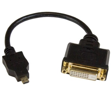Startech.com Micro HDMI-naar-DVI-D-adapter - M/F - 20 cm