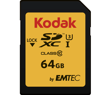 Kodak SDXC 64GB Class 10 UHS-1 U3