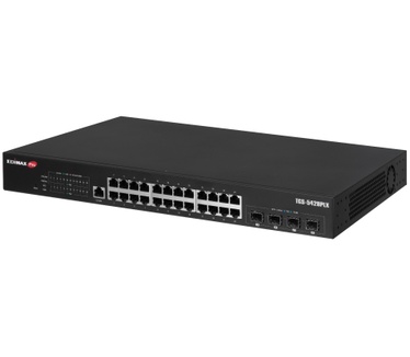 Edimax Switch 24x TGS-5428PLX 2.5GbE L2 Surveill.VLAN PoE+ - Switch