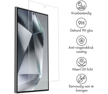 Accezz Gehard Glas Screenprotector 2-pack Samsung Galaxy S24 Ultra