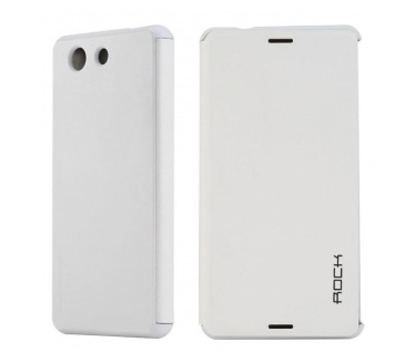 Rock ROCK Sony Xperia Z3 Compact Leather Case (Vogue Serie White)