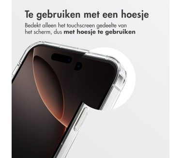 Accezz Gehard Glas Privacy Screenprotector + Applicator