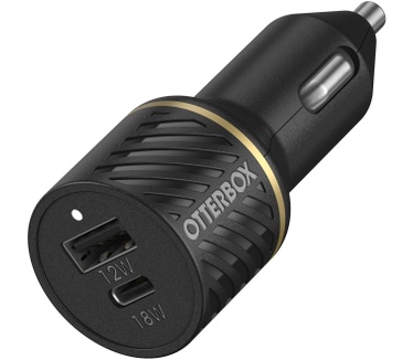 Otterbox Car Charger 30W - USB-C 18W + USB-A 12W USB-PD, zwart