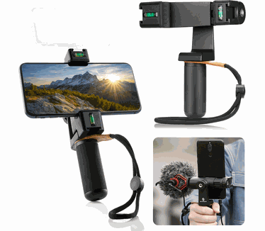Sevenoak SK-PSC3 360º draaibare telefoonhouder met cold shoe-mount & handvat