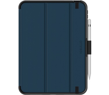 Otterbox OtterBox Symmetry Folio-hoes voor iPad 10th gen, schokbestendig, valbestendig, dunne beschermende folio-hoes, getest volgens militaire standaard, Blauw