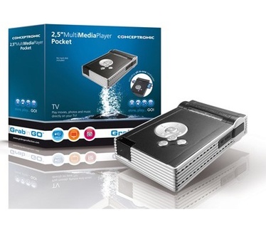 Conceptronic Grab'n'Go 2,5" Multi Media Player Pro