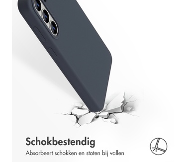 Accezz Liquid Silicone Backcover met MagSafe Samsung Galaxy S26 Plus - Donkerblauw