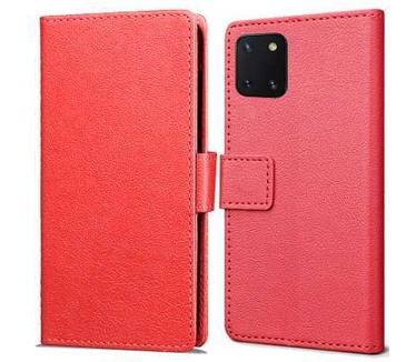 qMust Samsung Galaxy Note 10 Lite Wallet Hoesje Rood