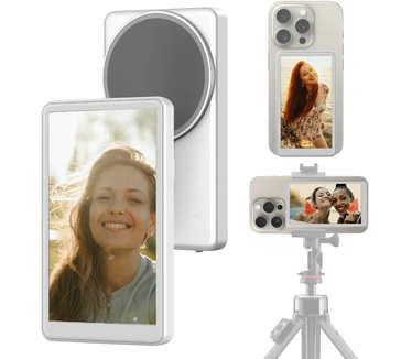 Mojogear VS2 Selfie Vlog Monitor voor iPhone en Android - Wit
