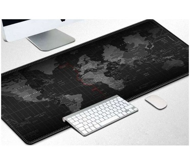 qMust MEGA Grote Computer Game Muismat (40 x 90 cm) Wereldkaart / Worldmap mousepad Gaming Muismat