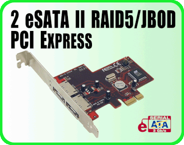 Addonics ADSA3GPX1-2E (2x SATA300, RAID, NCQ, PCI-e x1)