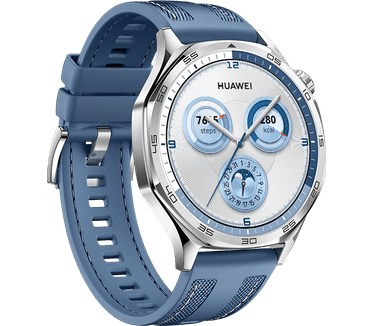 Huawei Watch GT 5, 46mm, RVS (Blauw)