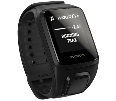 TomTom Spark Music Large Zwart (Paars, Zwart)