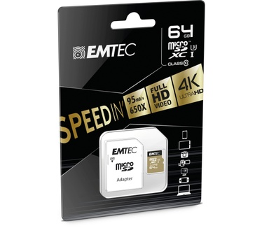Emtec microSDXC 64GB Class10 Speedin