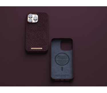 Njord byElements Salmon Leather Magsafe
