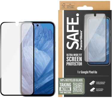 PanzerGlass SAFE. by PanzerGlass® Screen Protector Google Pixel 8a | Ultra-Wide Fit