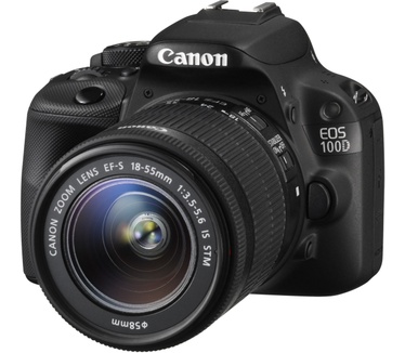 Canon EOS 100D + EF-S 18-55mm f/3.5-5.6 IS STM Zwart