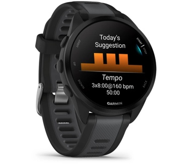 Garmin Forerunner 165 Zwart (Grijs, Zwart)