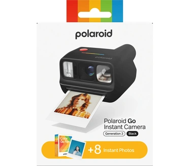 Polaroid Go Gen 3 Black + Color Film Bundle (8 Photos) Zwart