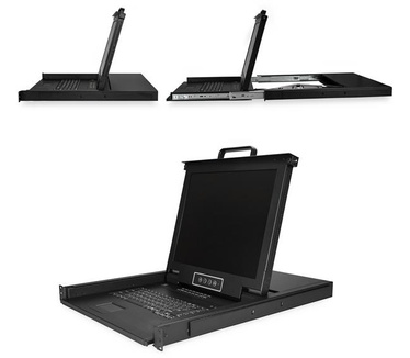 Startech.com 16-Port Rackmount KVM Console with 17” Display