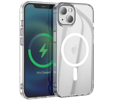 eStuff Magnetic Hybrid Clear Case for iPhone 13 Mini (iPhone 13 Mini) Transparant
