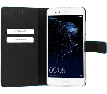 Mobiparts Premium Wallet TPU Case Huawei P10 Lite Light Blue