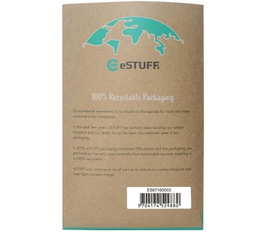 eStuff 100% Biodegradable case for iPhone 13 Pro (iPhone 13 Pro) Zwart