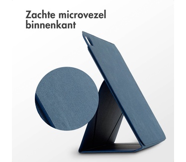 Accezz High Stand tablet case Apple iPad Air 11 inch (2025) M3 / (2024) M2 / Air 5 (2022) / Air 4 (2020) - Donkerblauw