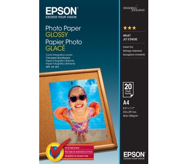 Epson Photo Paper Glossy - A4 - 20 Vellen