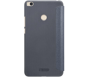 Nillkin Sparkle PU Leather Book Case voor Xiaomi Mi Max 2 - Zwart Zwart