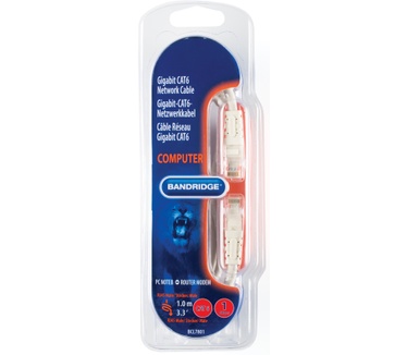 Bandridge 1m Gigabit Cat6