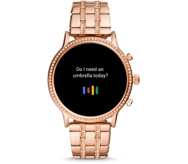 Fossil Gen 5 Julianna HR Rose Gold-tone Stainless Steel Rosé Goud (Rosé Goud)