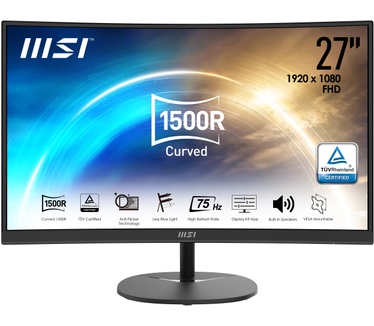 MSI Pro MP271C Zwart