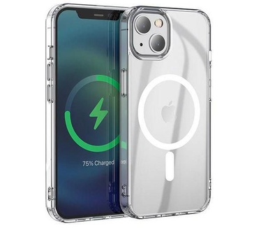 eStuff Magnetic Hybrid Clear Case for iPhone 13 Mini (iPhone 13 Mini) Transparant