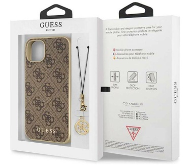 Guess 4G Charms Hard Case Apple iPhone 13 Mini (5.4") - Bruin Bruin