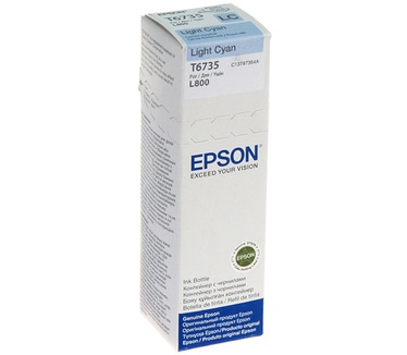 Epson T6735 Light Cyan ink bottle 70ml