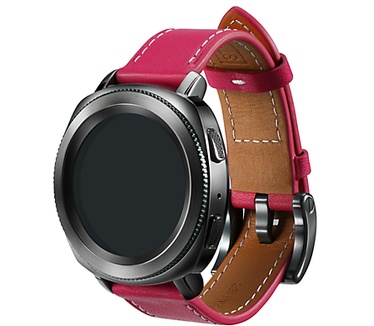 Samsung Gear Sport Lederen-Armband - Roze