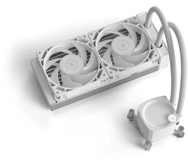EK Water Blocks EKWB EK-Nucleus AIO CR240 Lux D-RGB White - Vloeistof-koelsysteem