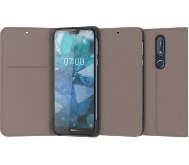 Nokia Slim Flip Case (7.1) Grijs