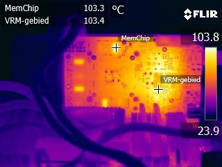 EVGA GTX 670 SC - warmtebeelden EVGA GTX 670 SC - warmtebeelden