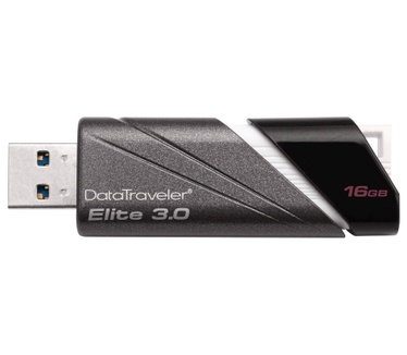 Kingston DataTraveler Elite 3.0 16GB Zwart