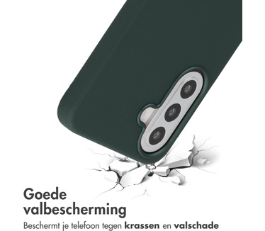 Accezz MagSafe Leather Backcover Samsung Galaxy A57 (5G) - Cedar Green